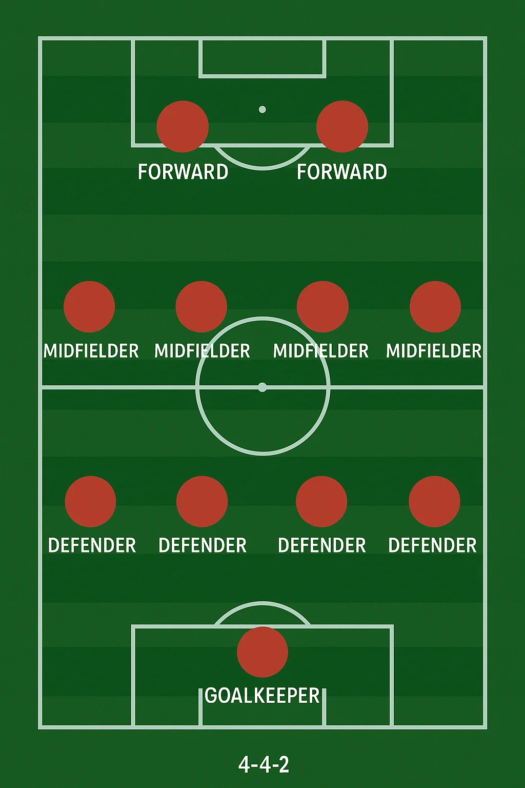 Tìm Hiểu Sơ Đồ Chiến Thuật 4-4-2 Trong Bóng Đá 3 sơ đồ chiến thuật 4 4 2